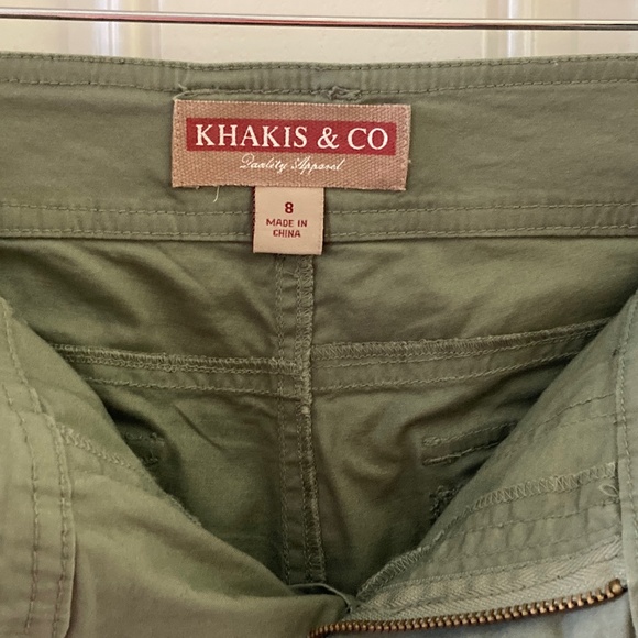 Khakis & Co Quality Apparel Women's Boot Cut Pants/Olive Green/Size 8/NEVER WORN - Picture 3 of 3